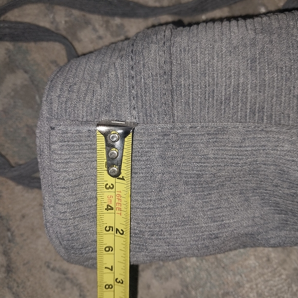 Gray Corduroy Crossbody - Picture 6 of 9